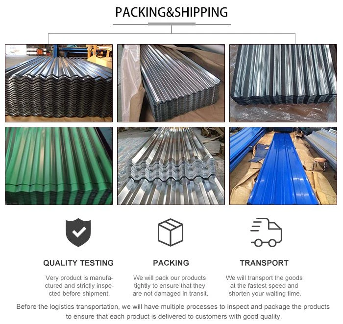 Aluminium Coated Corrugated Zinc Roof Sheets 