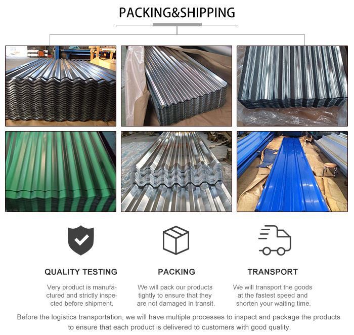 PPGL Color Corrugated Aluminium Zinc Roofing Sheet