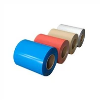 Warna Dilapisi Seng Aluminium Baja Kumparan