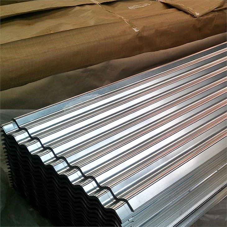 Aluminium Dilapisi Korrugasi Seng Atap Lembar